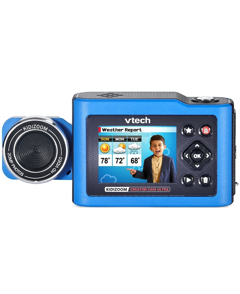 VTech KidiZoom Creator Cam Ultra 20+ Effects Digital Camera Set, Ages 5+