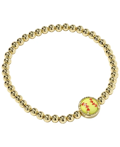 Kendra Scott 14k Gold-Plated Softball Stretch Bracelet