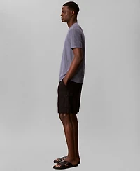 Calvin Klein Men's Vertical Stripe Textured Crewneck T-Shirt