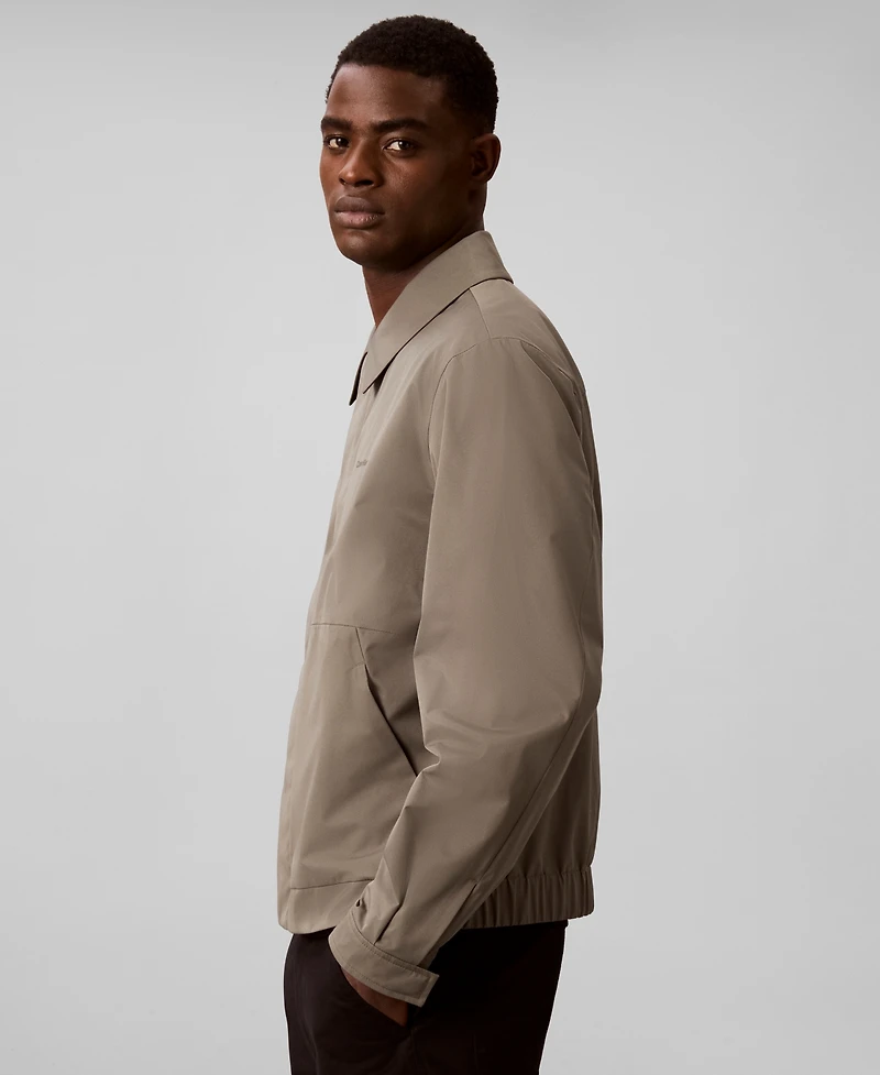 Calvin Klein Men's Nylon Classic Blouson Shirt Jacket