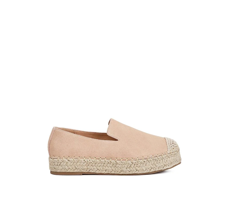 Ellerie suede flatform heel espadrilles