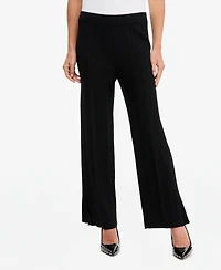 I.n.c. International Concepts Women's Wide-Leg Pull-On Ribbed Sweater Pant, Macy's Exclusive