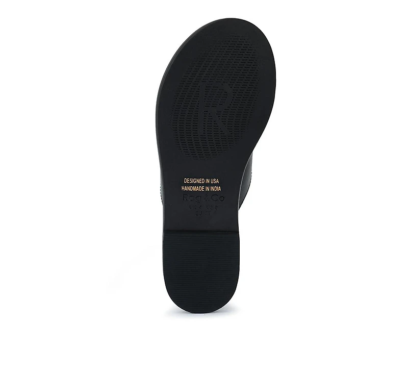 Kathleen Womens Embellished Slip-on Thong Sandals