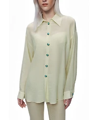 Nocturne Women's Bustier Set Shirt