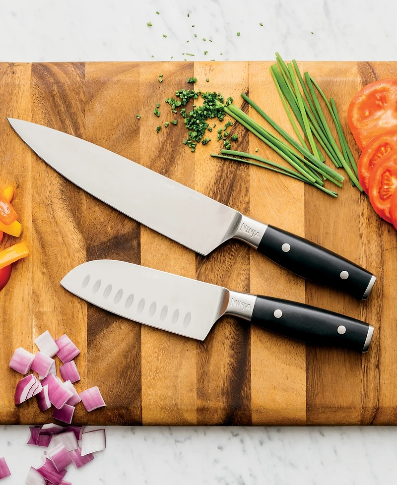Ninja Foodi Premium 2-Piece Chef & Santoku Knife Set
