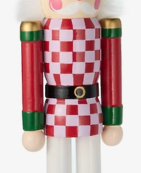 Holiday Lane Whimsy Checkered Nutcracker, Macy's Exclusive