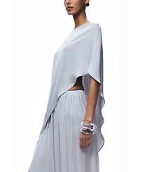Nocturne Women's Draped Cape Blouse