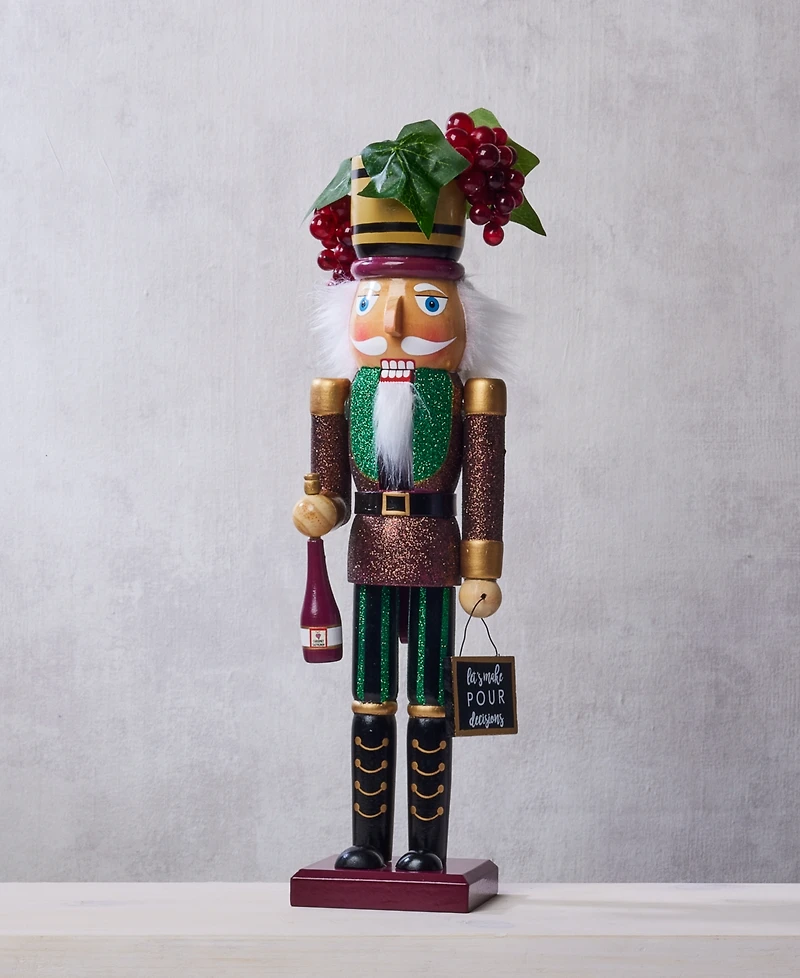 Holiday Lane Heritage Wine Steward Nutcracker, Macy's Exclusive