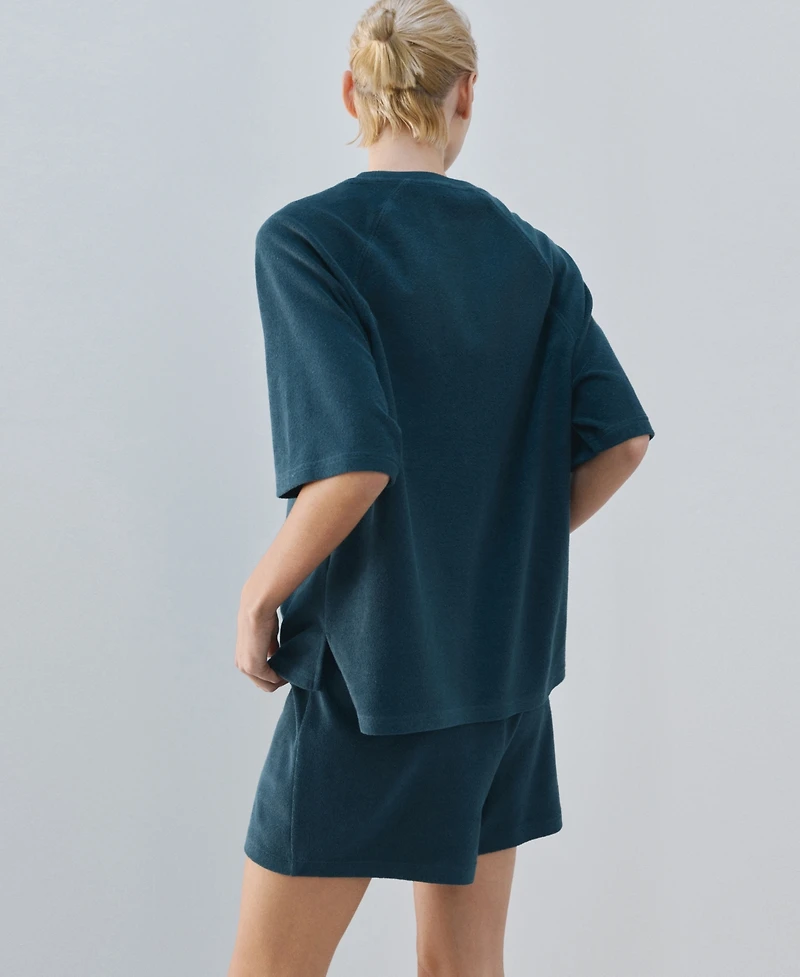 Mango Women's Terry Cotton Sweater