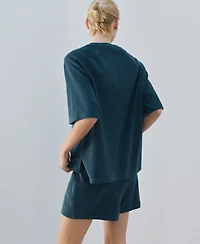 Mango Women's Terry Cotton Sweater