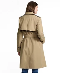 Lands' End Women's Squall Waterproof Modern Trench Raincoat