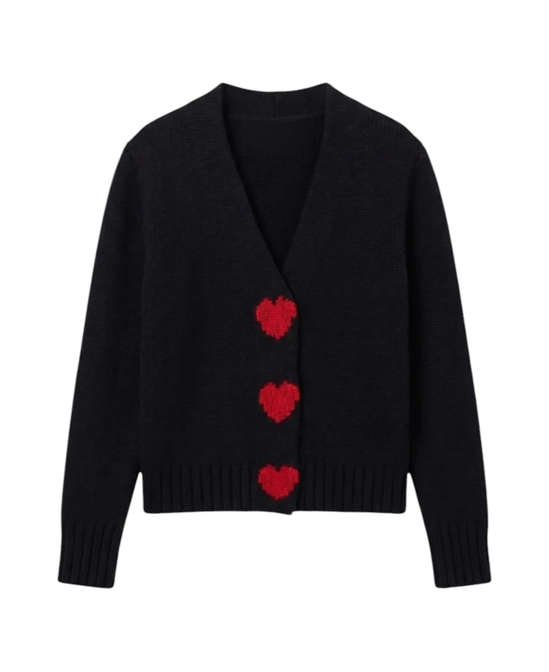 Chinti & Parker Women's Merino Heart Cardigan