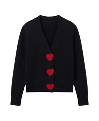 Chinti & Parker Women's Merino Heart Cardigan