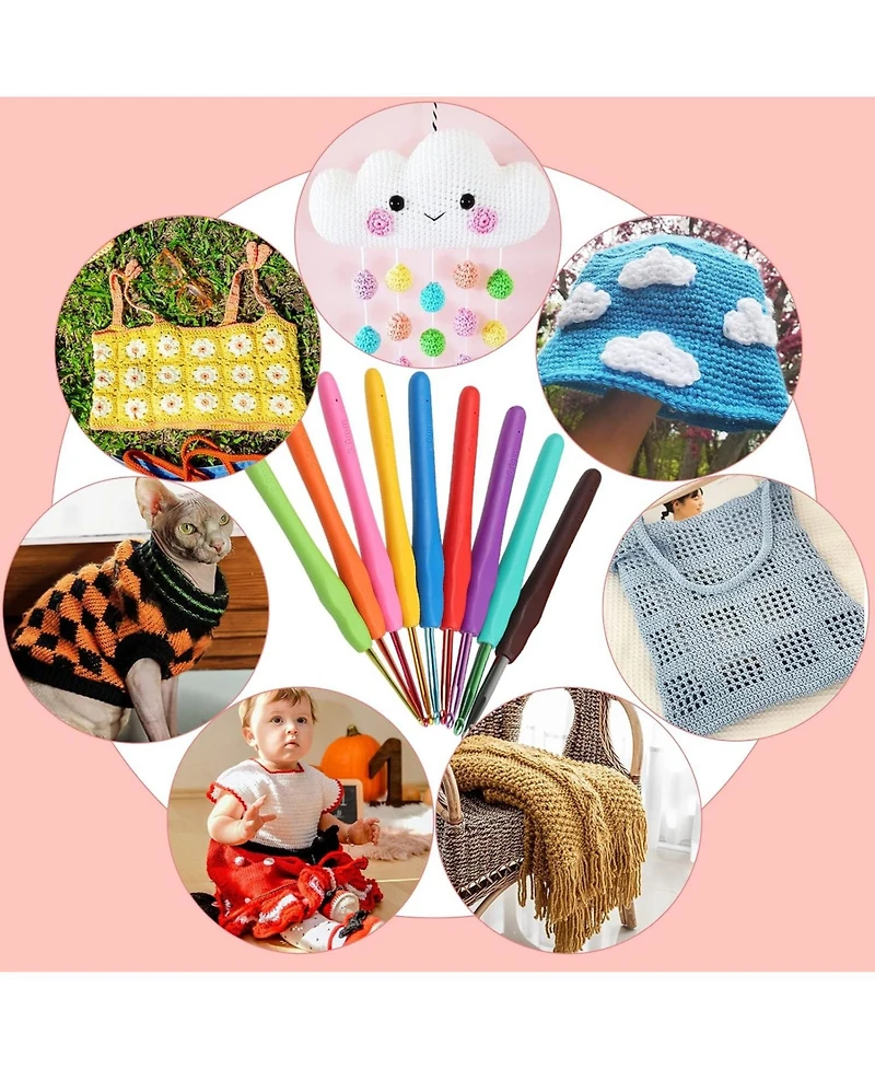 Aeelike Crochet Starter Kit for Beginners
