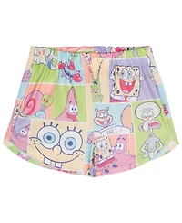 SpongeBob SquarePants Toddler Girls' 2T -4T Athletic 2-Piece Tank Top and Mesh Shorts Set