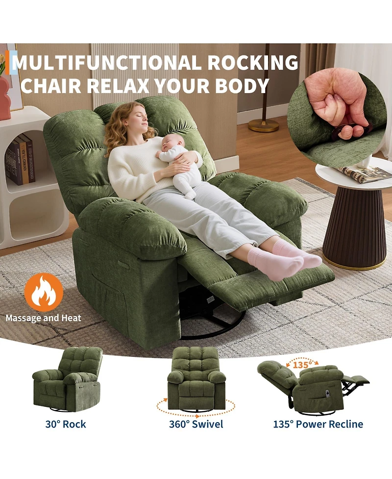 gaomon 360degree(s) Swivel Recliner Sofa