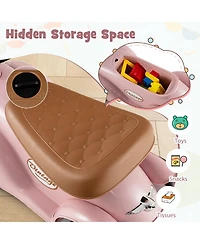 Mecale Kids Sit-to-Stand Ride-On Vehicle for 18-36 Months with Storage