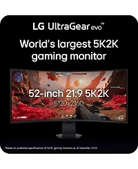 Lg UltraGear evo 52G930B-b 51.6" 21:9 5K2K 240Hz Curved Va Lcd Hdr Gaming Monitor