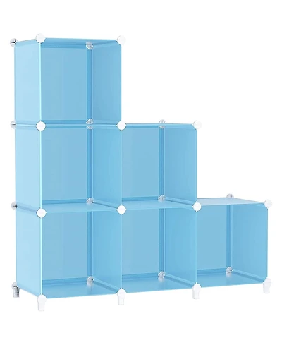 Xdovet Cube Storage Organizer Shelves Closet Stackable Plastic Shelving Bedroom Home
