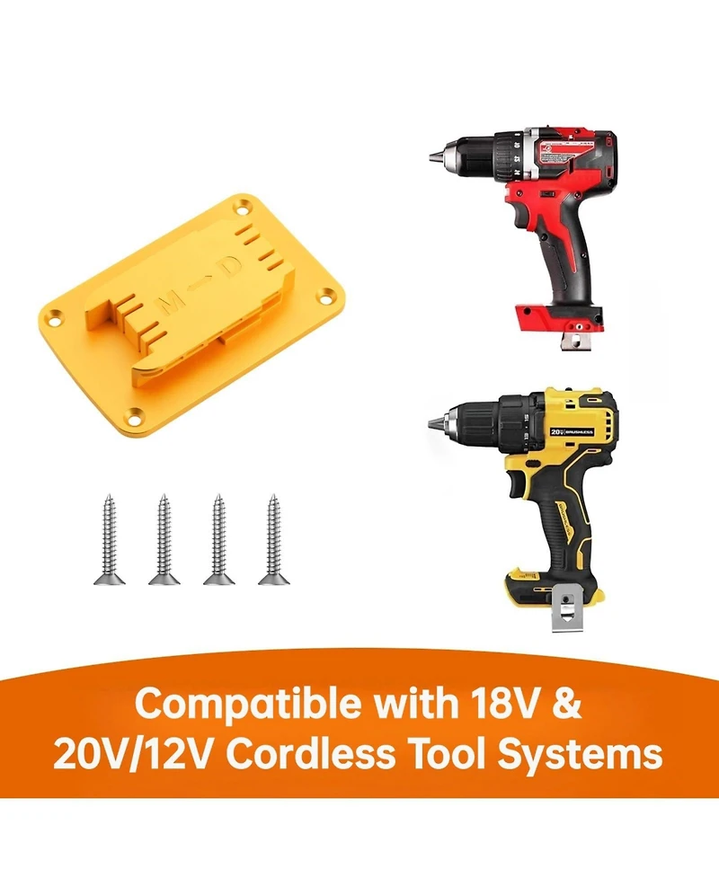 Xdovet Tool Holder Wall Mount Drill Organizer Rack