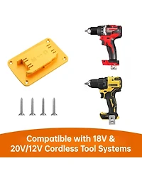 Xdovet Tool Holder Wall Mount Drill Organizer Rack