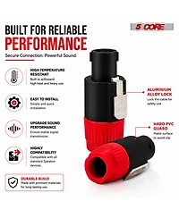 5 core Speakon Adapter High Quality Audio Jack Male Audio Pin Speaker Adapter Connector