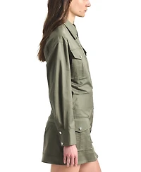 Derek Lam 10 Crosby Women's Brady Long-Sleeve Utility Mini Dress