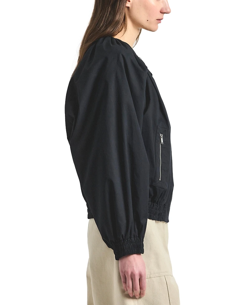 Derek Lam 10 Crosby Women's Lukas Front-Zipper Blouson Jacket