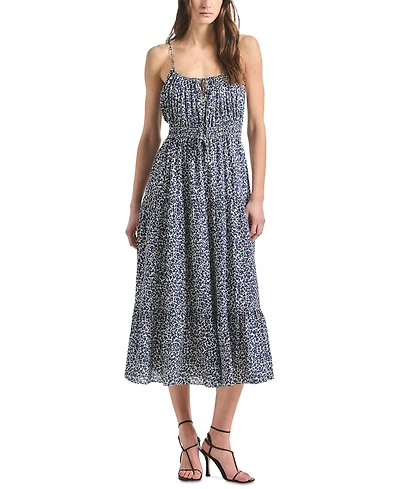Derek Lam 10 Crosby Women's Abigail Smocked Waist Midi Dress