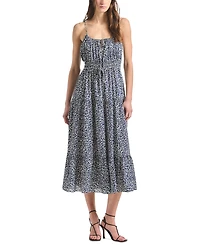 Derek Lam 10 Crosby Women's Abigail Smocked Waist Midi Dress