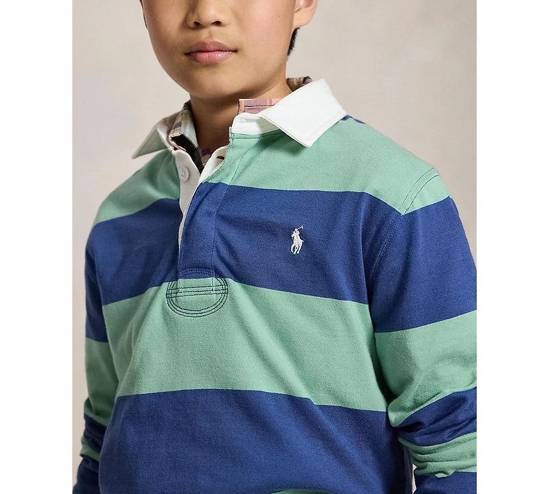 Polo Ralph Lauren Boys' 8-20 Iconic Long-Sleeve Rugby Shirt