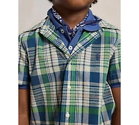 Polo Ralph Lauren Boys' 2T-7 Plaid Cotton Shirt
