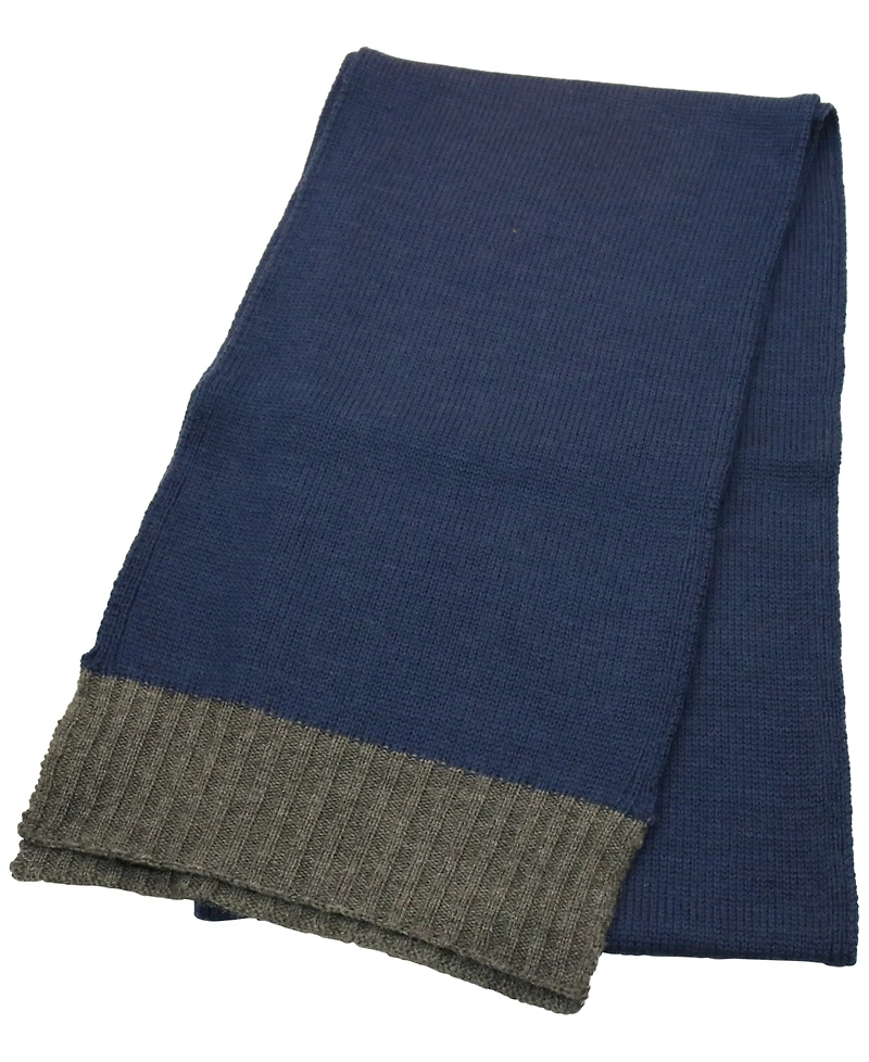 Portolano Men's Ribbed Scarf