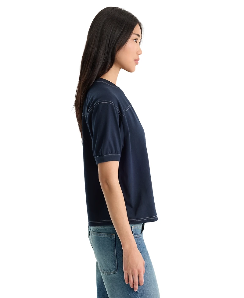 Good American Women's The Gym Crewneck T-Shirt