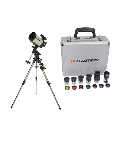 Celestron Advanced Vx 8" EdgeHD Telescope - with Deluxe Accessory Kit (5 Celestron Plossl Eyepieces, 1.25" Barlow Lens, 1.25" Filter Set, Accessory