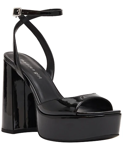 Madden Girl Women's Kiss Two Piece Block Heel Platform Dress Sandals