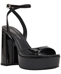 Madden Girl Women's Kiss Two Piece Block Heel Platform Dress Sandals