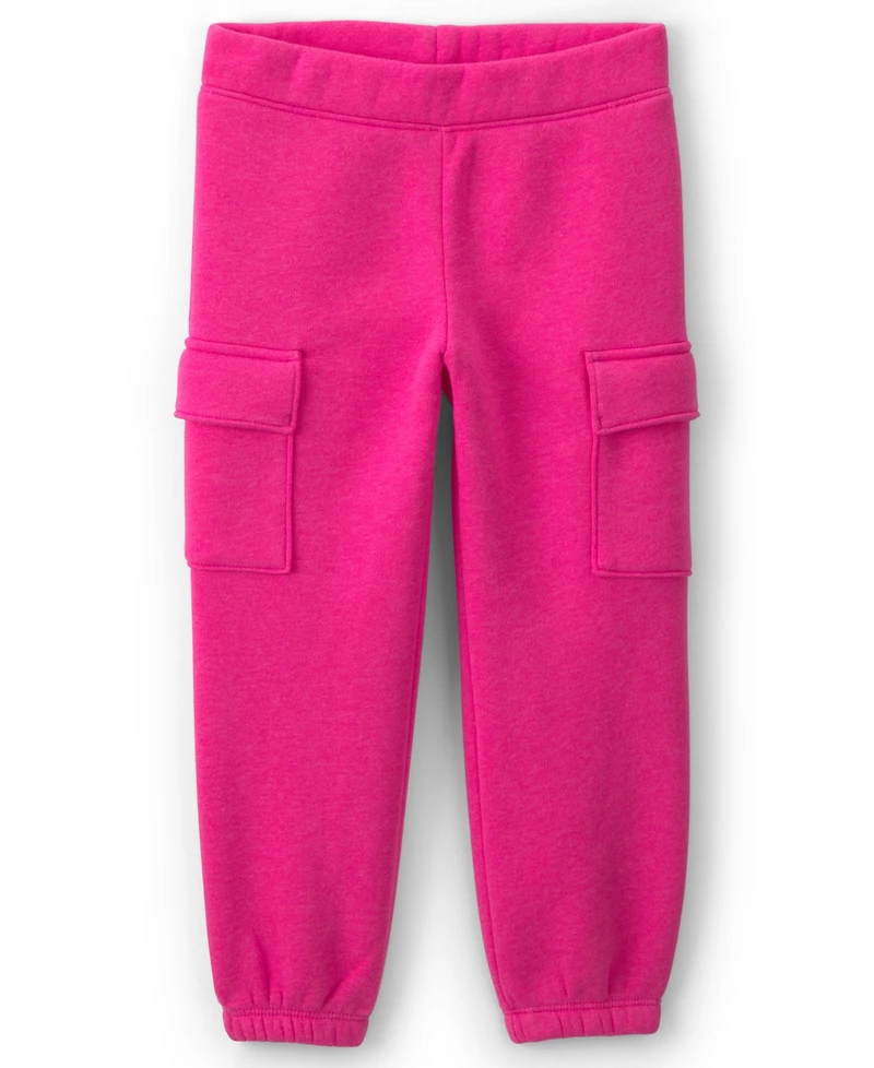 Carter's Toddler Girls' 2T-5T Heart Fleece Hoodie and Pants, 2-Piece Set