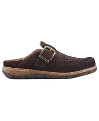 Earth Women's Eileen Woven Suede Footbed Mule Clogs
