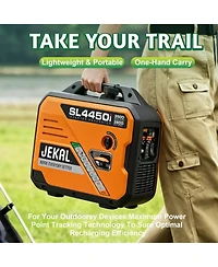 Mondawe 3500W-3800W Portable Inverter Generator Electric Start with Eco Mode