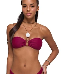 Edikted Women's Silvey Bandeau Bikini Top
