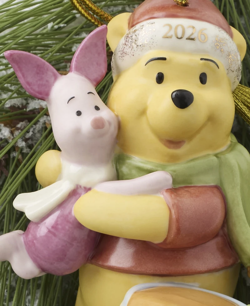 Lenox 2026 100th Anniversary Winnie the Pooh and Piglet Ornament