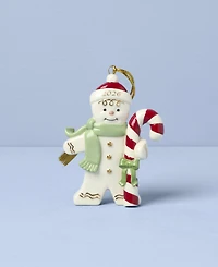 Lenox 2026 Gingerbread with Candy Cane Ornament