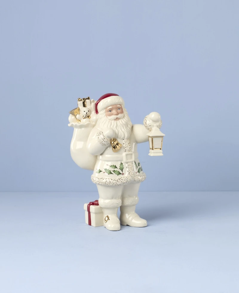 Lenox Santa with Lantern Figurine