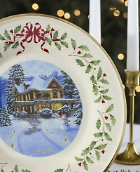Lenox 2026 Holiday Annual Victorian House Collector Plate
