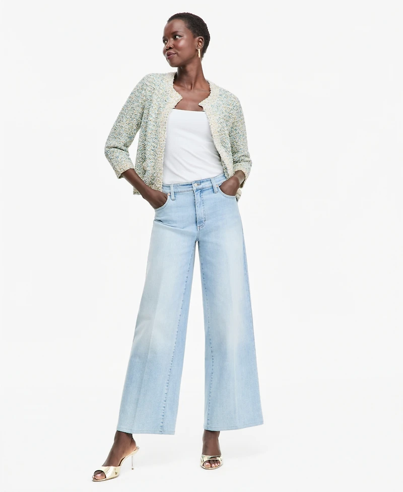 I.n.c. International Concepts Women's High-Rise Wide-Leg Jeans