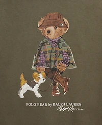 Polo Ralph Lauren Girls' 7-16 Bear Long-Sleeve Sweatshirt