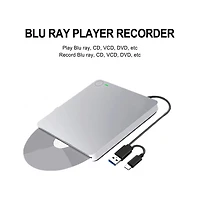 Artudatech 4K 24X External Bd/Dvd/Cd Writer – Usb 3.0, Slot-in, Plug and Play
