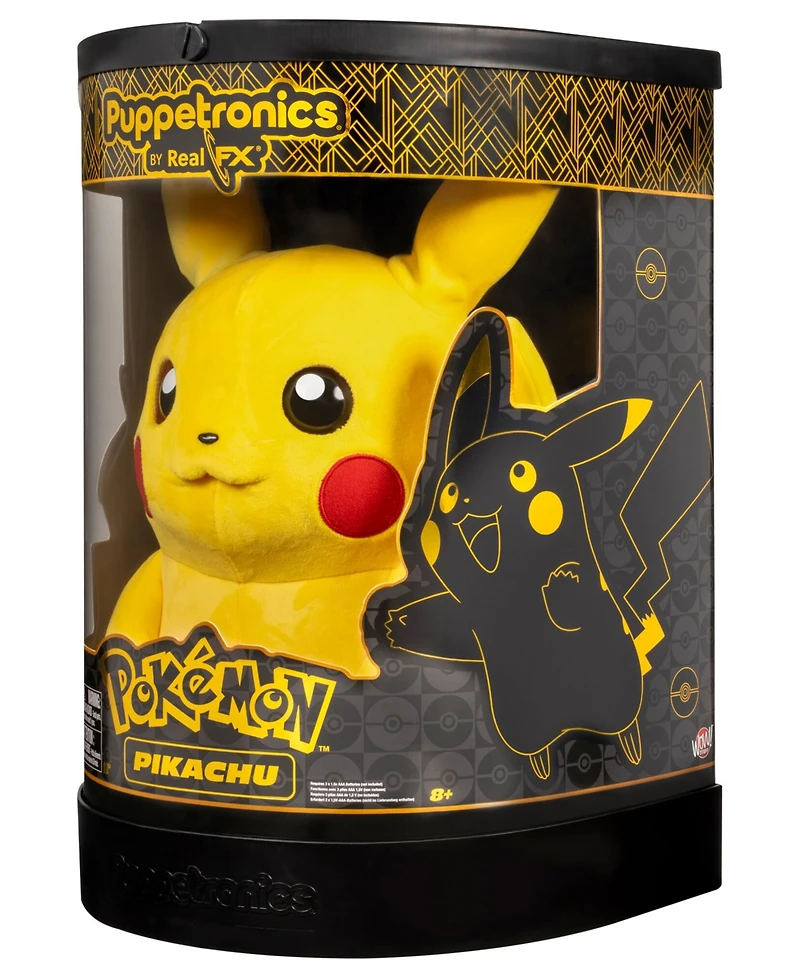 Pokemon Pikachu Puppertronic 20" Animatronic Figure, Ages 4+