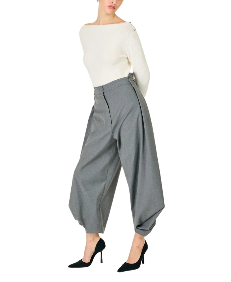 Line & Dot Women's Wilfred High-Rise Ankle Pants